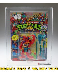 1992 Playmates TMNT Series 5 / 47 Back Hothead No Catalog Action Figure AFA 75+ EX+/NM (C80 B75 F85) #18480083