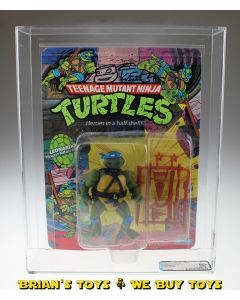 1998 Playmates TMNT Series 1 / 10 Back Leonardo Soft Head AFA 80+ Q-NM (C80 B80 F85) #11734388