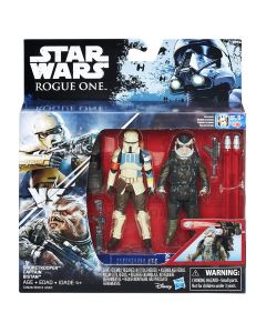 Rogue One: A Star Wars Story Boxed 3.75" 2-Pack Shoretrooper vs. Captain Bistan Action Figures