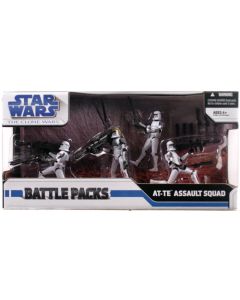 2008 Clone Wars Battle Pack Boxed AT-TE Assault Squad C-9