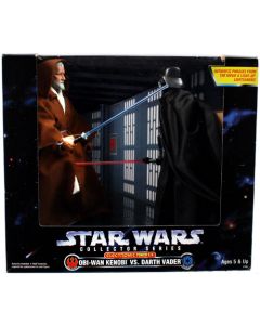 Star Wars Collector Series 12" Boxed Obi-Wan Kenobi Vs. Darth Vader (POTF2) 1995 to 1998