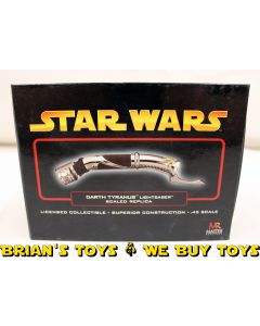 Star Wars Master Replicas Darth Tyranus (ROTS) .45 Scale Lightsaber