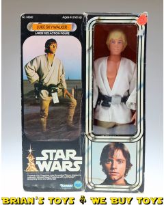 Vintage Kenner Star Wars Boxed 12" Luke Skywalker Action Figure C5 with C4 Box