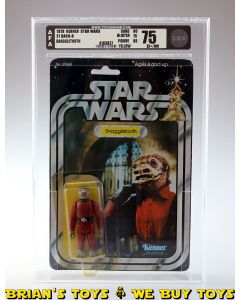 Vintage Kenner Star Wars 21-Back-B Carded 3.75" Snaggletooth AFA 75Y EX+/NM (C80 B75 F85) #4103827