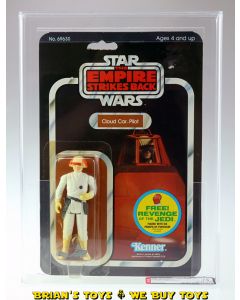 Vintage Kenner Star Wars Carded ESB 48 Back-C Cloud Car Pilot Action Figure AFA 75 Y-EX+/NM (C70 B80 F80)  #15023448