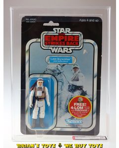 Vintage Kenner Star Wars Carded ESB 47 Back Luke (Hoth Battle Gear) Action Figure AFA 70 EX+ (C60 B80 F80)  #18412059