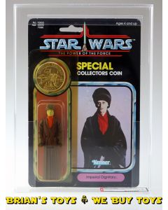 Vintage Kenner Star Wars POTF Carded 3.75" Imperial Dignitary Figure AFA 75 Y-EX+/NM (C75 B75 F85) #12072693