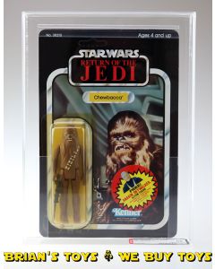 Vintage Kenner Star Wars ROTJ Carded 3.75" Chewbacca Action Figure AFA 80 Y-NM (C80 B85 F90) #17111585
