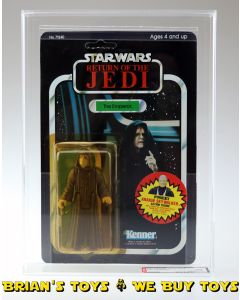 Vintage Kenner Star Wars ROTJ Carded 3.75" The Emperor Figure AFA 80 Y-NM (C80 B85 F90) #11833804