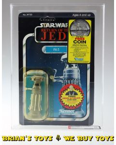 Vintage Kenner Star Wars ROTJ Carded 3.75" FX-7 Figure AFA 80+ Y-NM (C80 B85 F85) #11757471