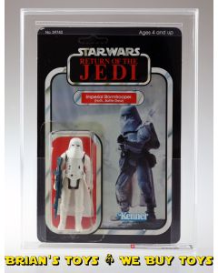 Vintage Kenner Star Wars ROTJ Carded 3.75" Hoth Snowtrooper Action Figure AFA 80 Y-NM (C80 B80 F80) #18578569
