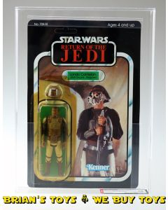 Vintage Kenner Star Wars ROTJ Carded 3.75" Lando Calrissian Skiff Action Figure AFA 80 Y-NM (C80 B85 F90) #11078423