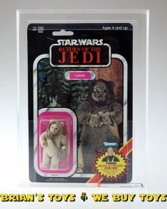 Vintage Kenner Star Wars ROTJ Carded 3.75" Lumat Figure AFA 80 NM (C80 B85 F80) #12043204