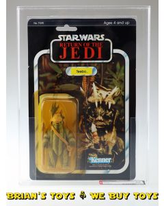 Vintage Kenner Star Wars ROTJ Carded 3.75" Teebo Action Figure AFA 80 Y-NM (C80 B85 F85) #11184474