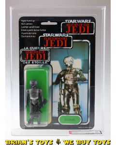 Vintage Palitoy Star Wars Carded Tri-Logo 70 Back (Parker) Zuckuss Round-Corner Blister Action Figure AFA 80 NM (C80 B80 F85)  #13178291