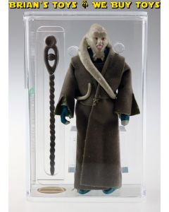 Vintage Kenner Star Wars Loose TW ROTJ Bib Fortuna Green Lining/ Light Staff Action Figure AFA 90 NM+/MT #11698801