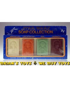 Vintage Star Wars Boxed Soap Collection 4-Pack Mint in C8 Box