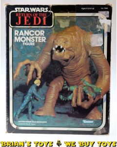 Vintage Kenner Star Wars Beast Boxed Rancor Monster Action Figure C5 with C6 Box