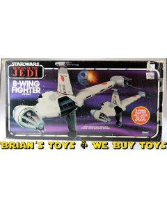 Vintage Kenner Star Wars Vehicle Boxed B-Wing Fighter C8 with C5 Box