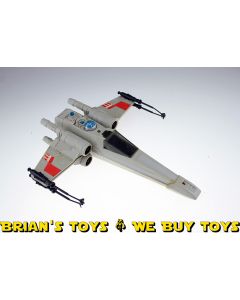 Vintage Kenner Star Wars Vehicle Loose Battle Damaged X-Wing C5 (Wings Don't Stay Open; Missing Some Decals)