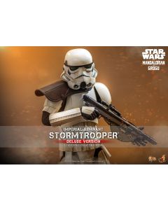Sideshow Star Wars Hot Toys 12" Boxed Deluxe Imperial Remnant Stormtrooper MMS837 Deluxe Edition