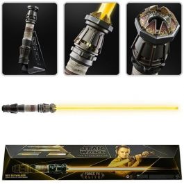 Star Wars The Black Series, sabre laser Force FX Elite de Rey Skywalker  avec LED et effets sonores, article de cosplay de collection pour adultes 