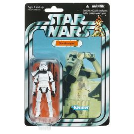 Star Wars The Vintage Collection Carded 3.75" Sandtrooper (White Patch) Action Figure