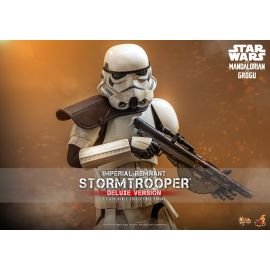 Sideshow Star Wars Hot Toys 12" Boxed Deluxe Imperial Remnant Stormtrooper MMS837 Deluxe Edition
