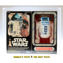 Vintage Kenner Star Wars Boxed 12-Inch Series R2-D2 Action Figure AFA 80 NM (B75 W90 F80) #11864605