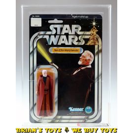 Vintage Kenner Star Wars Carded 12 Back-C Ben (Obi-Wan) Kenobi White Hair Action Figure AFA 50 VG (C75 B50 F80) #18293132