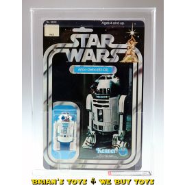 Vintage Kenner Star Wars Carded 12 Back-C R2-D2 Action Figure AFA 80 NM (C80 B80 F80) #12045034