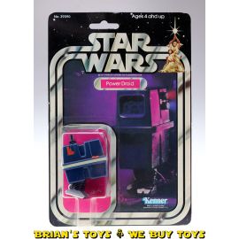 Vintage Kenner Star Wars Carded 3.75" 21-Back Power Droid Action Figure C2 (bubble cracked)