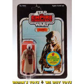 Vintage Kenner Star Wars Carded 3.75" ESB 4-LOM Action Figure C2Y (torn hanger, cut card)