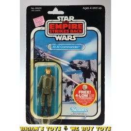Vintage Kenner Star Wars Carded 3.75" ESB AT-AT Commander Action Figure C3Y (see notes)