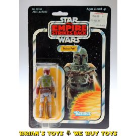 Vintage Kenner Star Wars Carded 3.75" ESB Boba Fett Action Figure C1 (see notes)