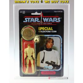 Vintage Kenner Star Wars Carded POTF 92 Back Luke (Stormtrooper) Action Figure AFA 50 Y-VG (C50 B80 F85)  #17693153