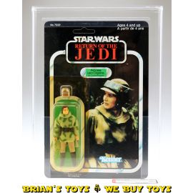 Vintage Kenner Canada Star Wars Carded ROTJ 77 Back-A Leia (Combat Poncho) Action Figure AFA 80+ Y-NM (C85 B80 F80) #11155301