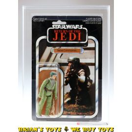 Vintage Palitoy Star Wars Carded ROTJ 65 Back-C Rebel Commando (Etched Trilogo Blister) Action Figure AFA 75+ EX+/NM (C75 B80 F85) #15422762
