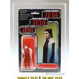 Vintage Palitoy Star Wars Carded Tri-Logo 70 Back-B Leia (Bespin Gown) Action Figure AFA 80 NM (C80 B75 F80) #16396348