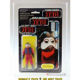 Vintage Palitoy Star Wars Carded Tri-Logo 70 Back-B Nien Nunb Small Blister Action Figure AFA 80+ NM (C80 B80 F85)  #18205370