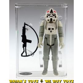 Vintage Kenner Star Wars Loose HK AT-AT Driver Red Logo Action Figure AFA 75 EX+/NM #11500355