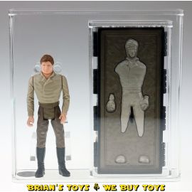 Vintage Kenner Star Wars Loose Han Solo (In Carbonite) Action Figure AFA 75 EX+/NM #11859481