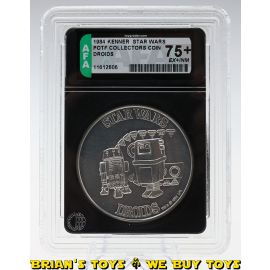 Vintage Kenner Star Wars POTF Collectors Coin Droids AFA 75+ EX+/NM #11612606