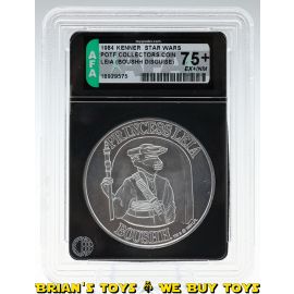 Vintage Kenner Star Wars POTF Collectors Coin Leia (Boushh Disguise) AFA 75+ EX+/NM #18929575