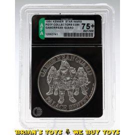Vintage Kenner Star Wars POTF Collectors Coin Gamorrean Guard AFA 75+ EX+/NM #12062741