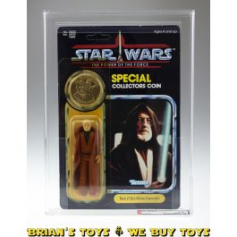 Vintage Kenner Star Wars Carded POTF 92 Back Ben (Obi-Wan) Kenobi