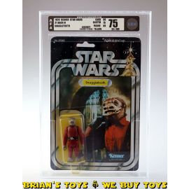 Vintage Kenner Star Wars 21-Back-B Carded 3.75" Snaggletooth AFA 75Y EX+/NM (C80 B75 F85) #4103827