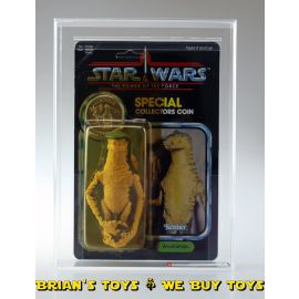 Vintage Kenner Star Wars POTF 92 Amanaman Action Figure AFA 75 Y-EX+/NM (C75 B85 F85) #14689538