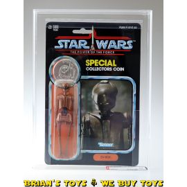 Vintage Kenner Star Wars POTF 92 EV-9D9 Action Figure AFA 85 Y-NM+ (C80 B85 F85) #11942102