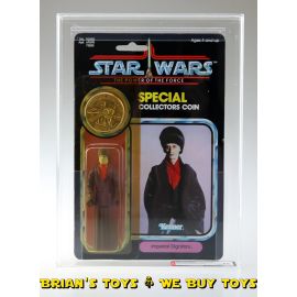 Vintage Kenner Star Wars POTF 92 Back Imperial Dignitary Action Figure AFA 80 Y-NM (C80 B85 F80) #15896159